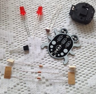 The different components of the weevil kit.